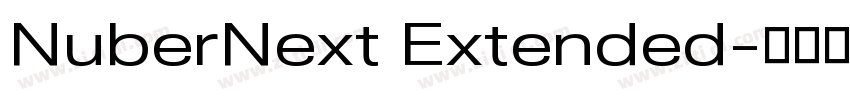NuberNext Extended字体转换